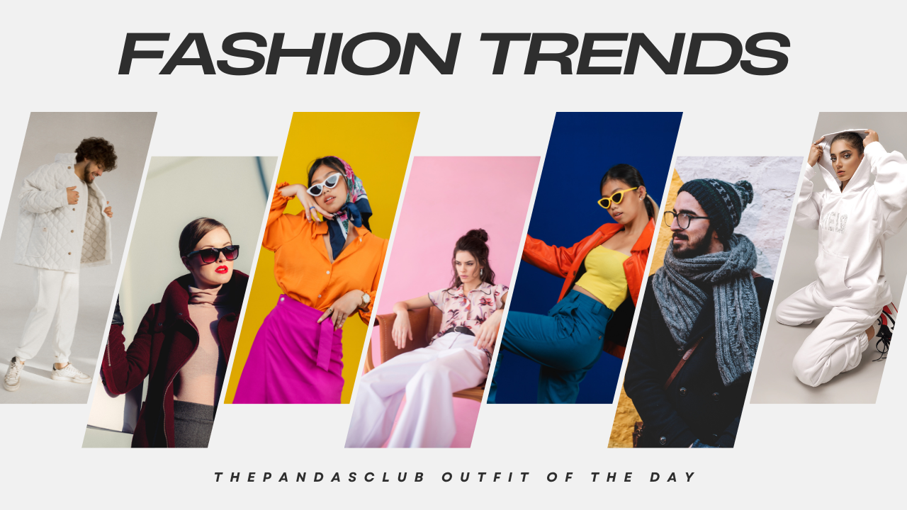 Black and White Modern Fashion & Clothing Photo Collage YouTube Thumbnail